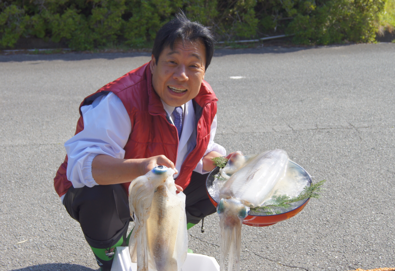 中西総料理長、嬉しそうです