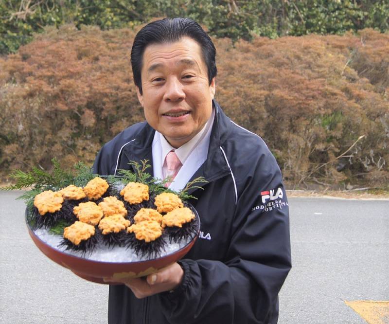 良いものを仕入れられてご満悦の中西総料理長