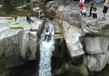 Natural Rock Slide