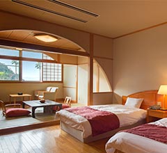 和洋室／ 50平米禁煙ツイン＋和室6畳